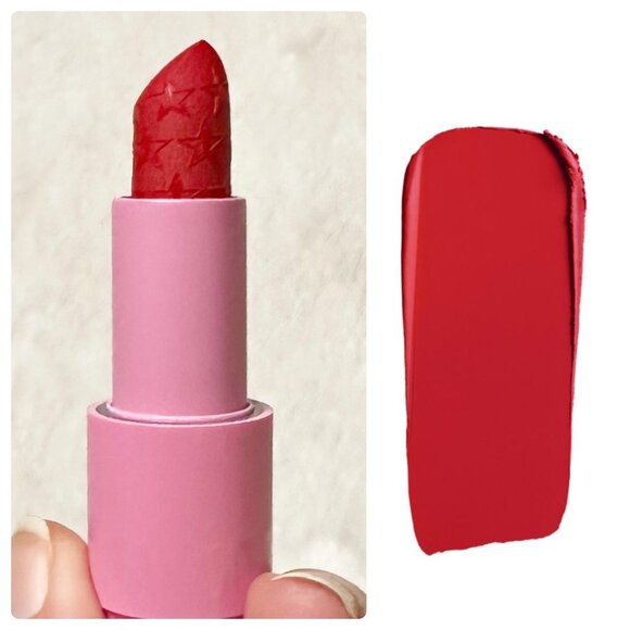 Jeffree Star RED AFFAIR Velvet Trap LIPSTICK Soft Matte NEW!! True Vibrant RED - Picture 2 of 2